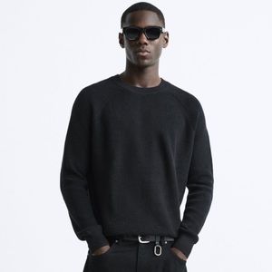 Zara PURL KNIT SWEATER NWT